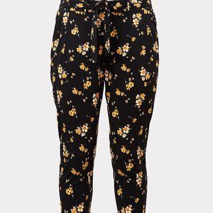 Torrid New Black With Floral Yellow Print SIze 4